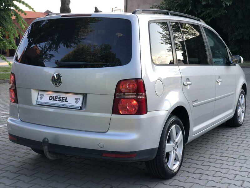 Volkswagen Touran LIFT 2009r UNITED 2.0 TDI 140KM Automat Bi-Xenon Navi Hak DSG Zarejest I (2003-2010)
