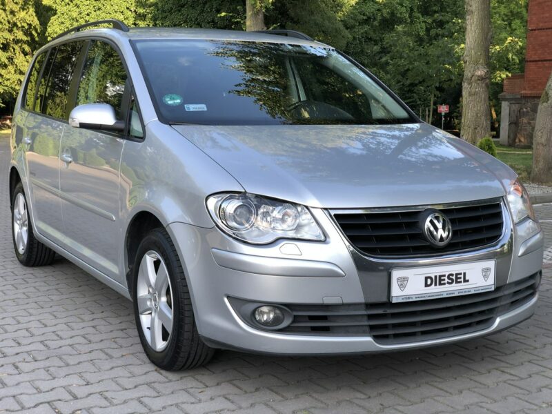 Volkswagen Touran LIFT 2009r UNITED 2.0 TDI 140KM Automat Bi-Xenon Navi Hak DSG Zarejest I (2003-2010)