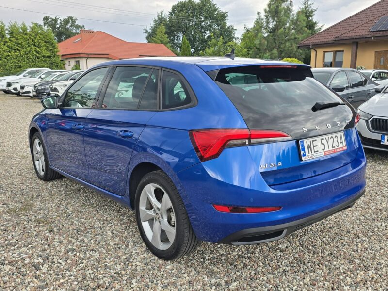 Škoda Scala STYLE Race Blue Salon Polska 2022 Serwis ASO GWARANCJA 3 LATA FV 23%