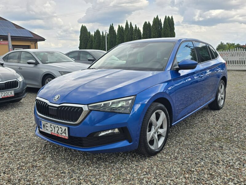Škoda Scala STYLE Race Blue Salon Polska 2022 Serwis ASO GWARANCJA 3 LATA FV 23%