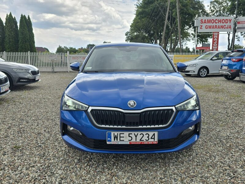 Škoda Scala STYLE Race Blue Salon Polska 2022 Serwis ASO GWARANCJA 3 LATA FV 23%