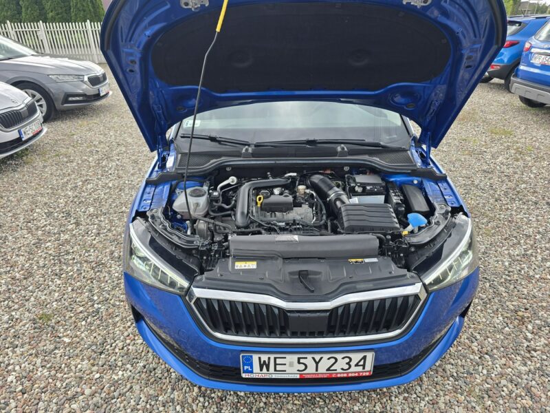 Škoda Scala STYLE Race Blue Salon Polska 2022 Serwis ASO GWARANCJA 3 LATA FV 23%