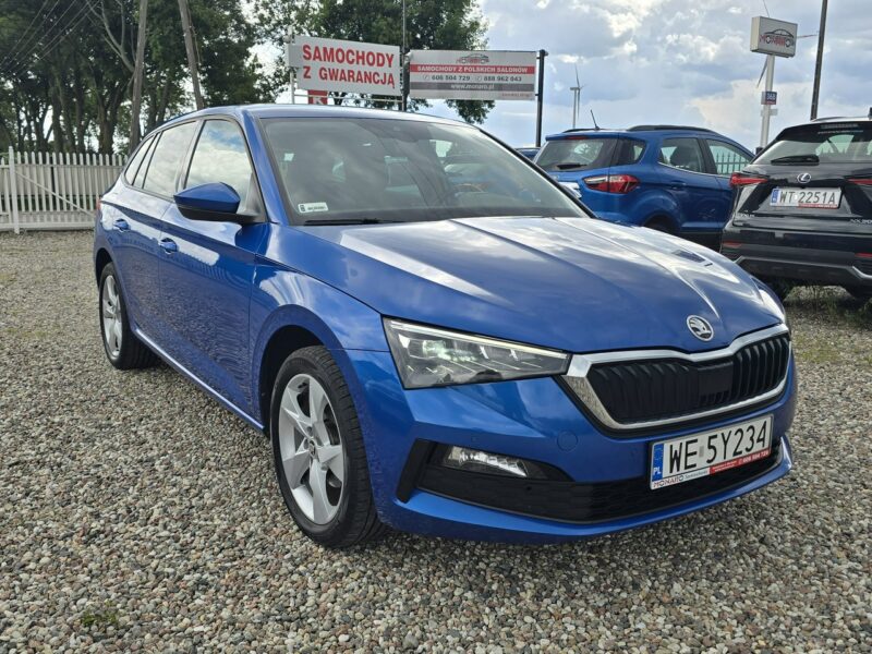 Škoda Scala STYLE Race Blue Salon Polska 2022 Serwis ASO GWARANCJA 3 LATA FV 23%