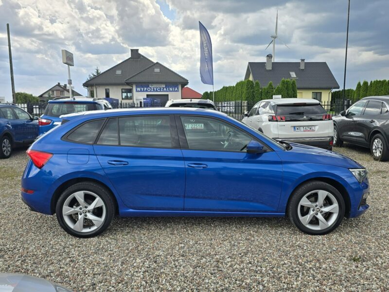 Škoda Scala STYLE Race Blue Salon Polska 2022 Serwis ASO GWARANCJA 3 LATA FV 23%