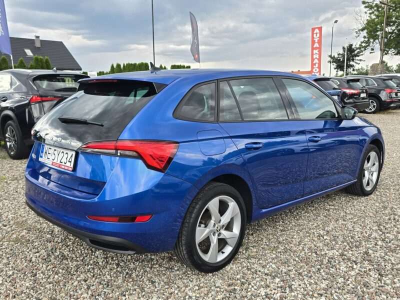 Škoda Scala STYLE Race Blue Salon Polska 2022 Serwis ASO GWARANCJA 3 LATA FV 23%