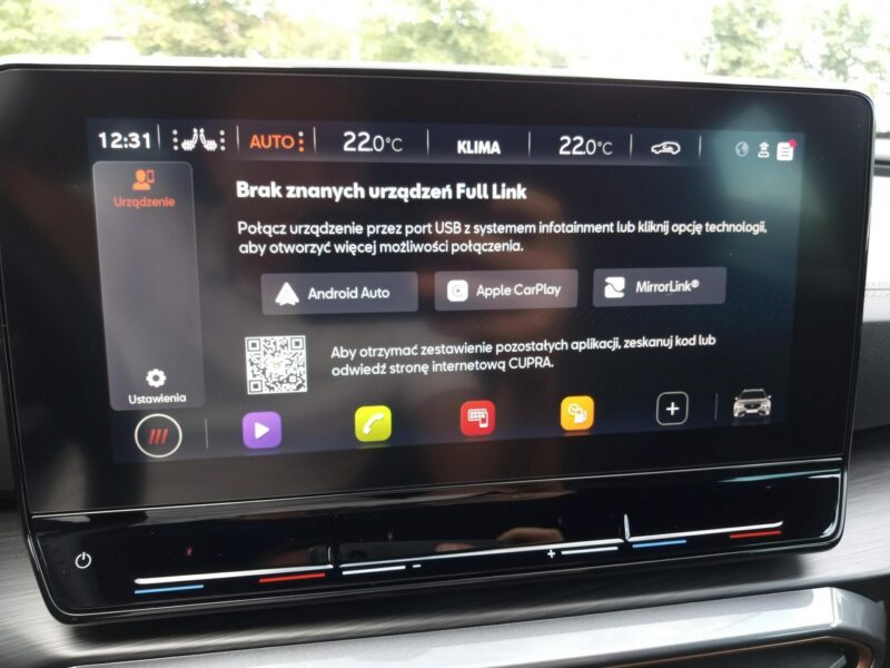 Cupra Formentor 1.5TSI 150KM DSG Ambiente Kamera Gwar. Dealer FV23%