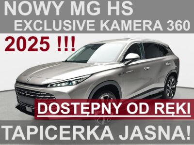 MG HS Nowy MG HS Exclusive 170KM Automat Kamera 360 Panorama 1553zł