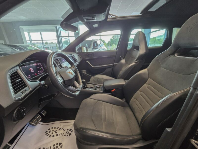 Cupra Ateca VZ / Virtuany Kocpit / Kamera 360 / El.fotele / Ledy / ASO / Ambiente