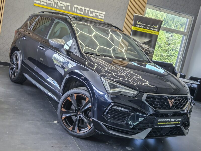 Cupra Ateca VZ / Virtuany Kocpit / Kamera 360 / El.fotele / Ledy / ASO / Ambiente
