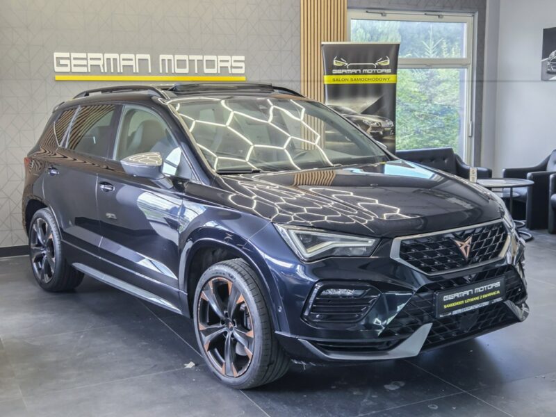 Cupra Ateca VZ / Virtuany Kocpit / Kamera 360 / El.fotele / Ledy / ASO / Ambiente