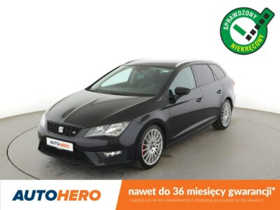 Seat Leon klima auto grzane fotele czujniki parkowania półskóra III (2012-)