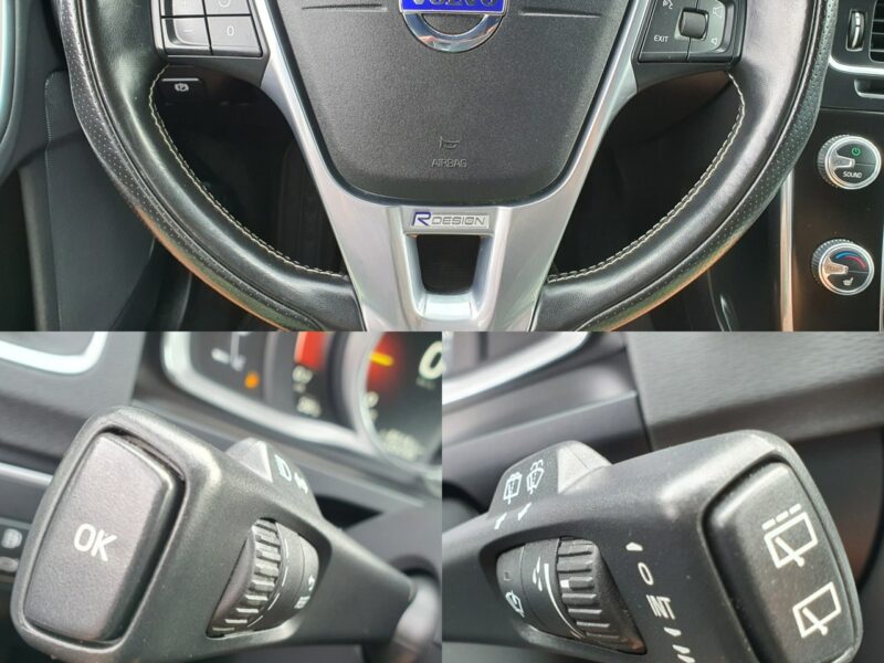 Volvo V60 2.0 D4 190KM # rDesign # Automat # NAVI # BiXenon # Skóra # Alkantara I (2010-2018)