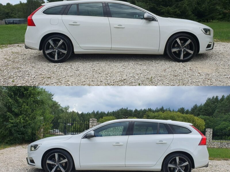 Volvo V60 2.0 D4 190KM # rDesign # Automat # NAVI # BiXenon # Skóra # Alkantara I (2010-2018)