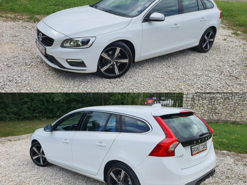 Volvo V60 2.0 D4 190KM # rDesign # Automat # NAVI # BiXenon # Skóra # Alkantara I (2010-2018)