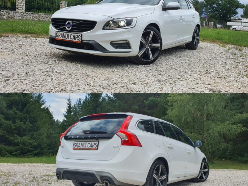 Volvo V60 2.0 D4 190KM # rDesign # Automat # NAVI # BiXenon # Skóra # Alkantara I (2010-2018)