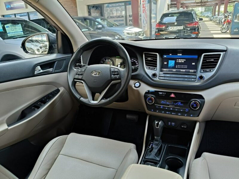 Hyundai Tucson 1.6 177KM Premium 4x4 Automat, Navi,Kamera,MartwePole, Wentyl.Fotele III (2015-2020)