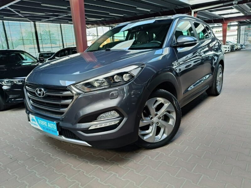 Hyundai Tucson 1.6 177KM Premium 4x4 Automat, Navi,Kamera,MartwePole, Wentyl.Fotele III (2015-2020)