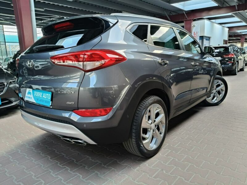 Hyundai Tucson 1.6 177KM Premium 4x4 Automat, Navi,Kamera,MartwePole, Wentyl.Fotele III (2015-2020)