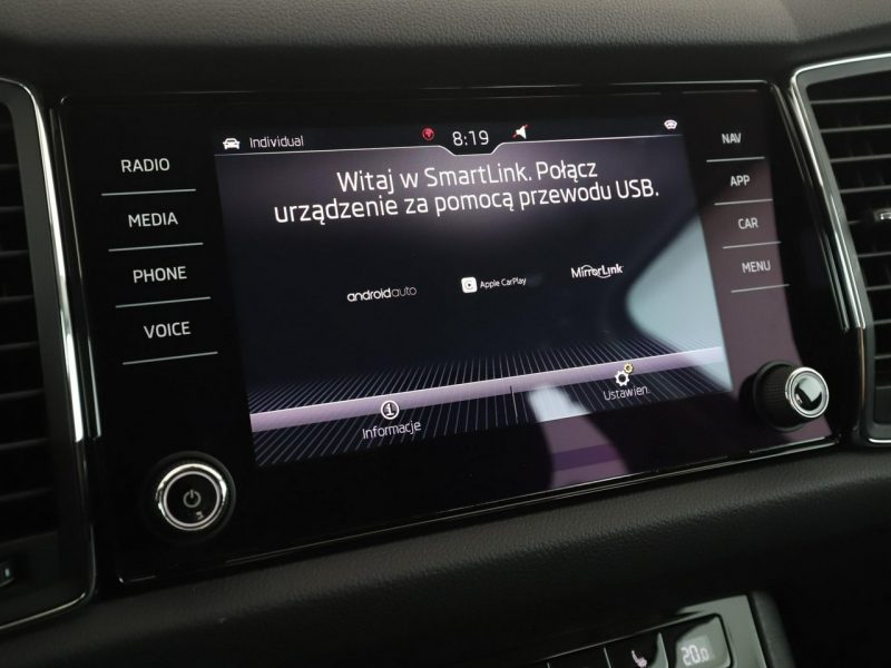 Škoda Kodiaq Ambition navi 7-osob. grzane fotele kamera tempomat Bluetooth I (2016-2024)