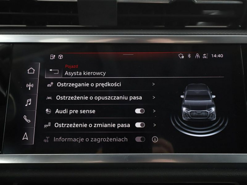 Audi Q3 Sportback PHEV S-Tronic virtual cocpit navi klima auto kamery grzane fotele