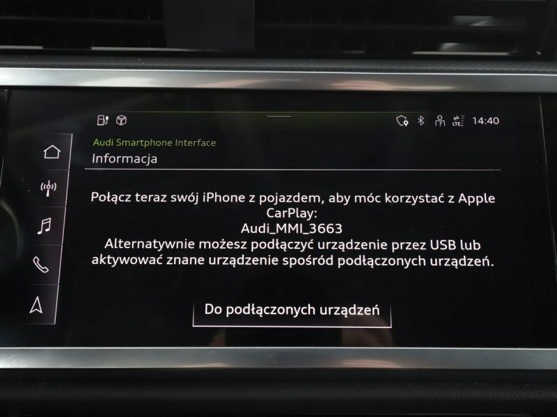 Audi Q3 Sportback PHEV S-Tronic virtual cocpit navi klima auto kamery grzane fotele