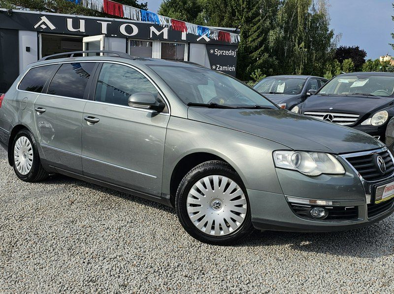 Volkswagen Passat Salon PL ! Nowy Rozrząd! Zadbany, Zarejestrowany ,Nawigacja /ZAMIANA B6 (2005-2010)
