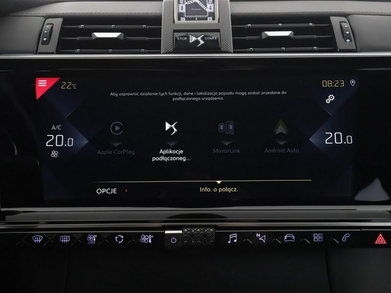 DS Automobiles DS 7 Crossback 1.6T Automat RIVOLI Nawigacja Tempomat El.Fotele Skóra BiXenon Kamera