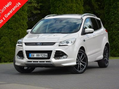 Ford Kuga Individual Biała perła Skóry Panorama Ledy Navi Tablet el.fotele II (2012-)