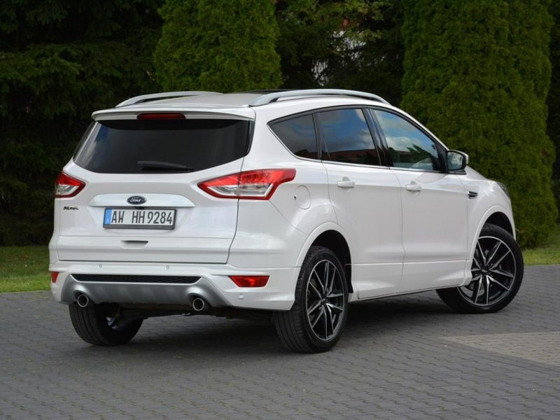 Ford Kuga Individual Biała perła Skóry Panorama Ledy Navi Tablet el.fotele II (2012-)