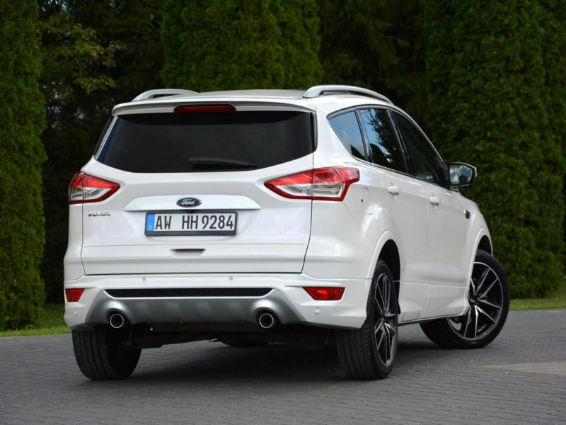 Ford Kuga Individual Biała perła Skóry Panorama Ledy Navi Tablet el.fotele II (2012-)