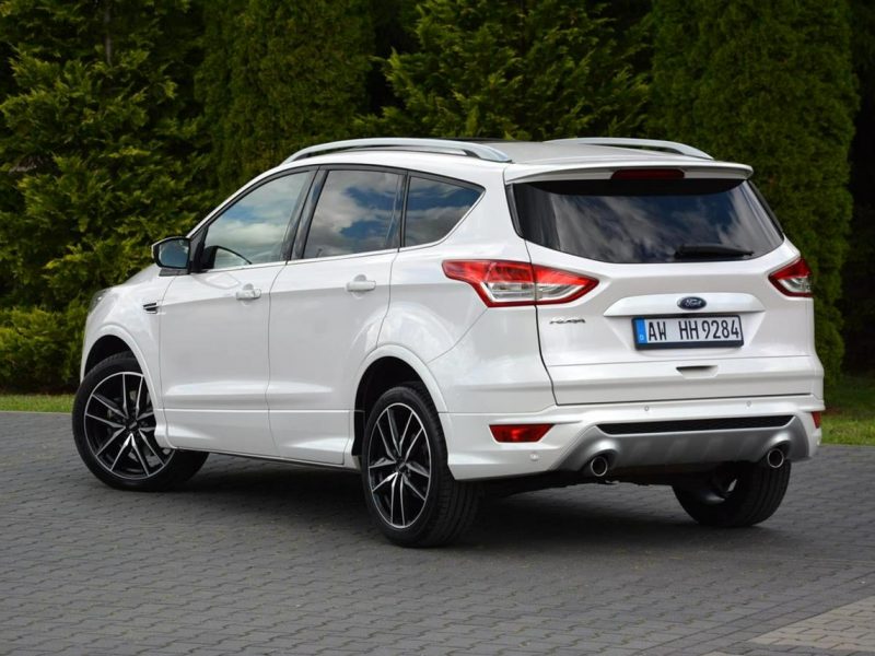 Ford Kuga Individual Biała perła Skóry Panorama Ledy Navi Tablet el.fotele II (2012-)