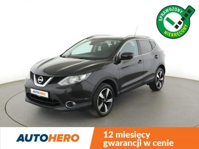 Nissan Qashqai navi klima auto panorama kamera i czujniki parkowania grzane fotele II (2013-2021)