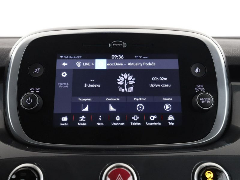 Fiat 500x Navi klima auto półskóra czujniki parkowania