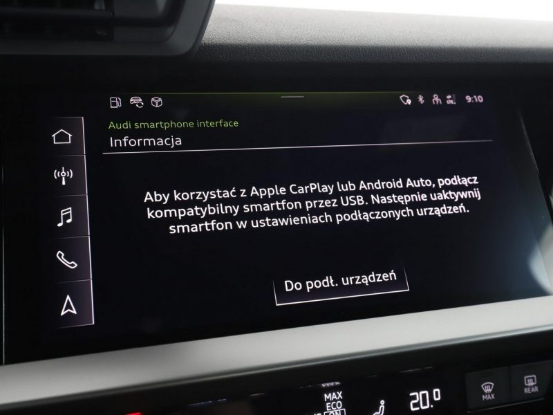 Audi A3 lift S-Tronic full LED klima auto navi virtual cocpit czujniki parkowa 8Y