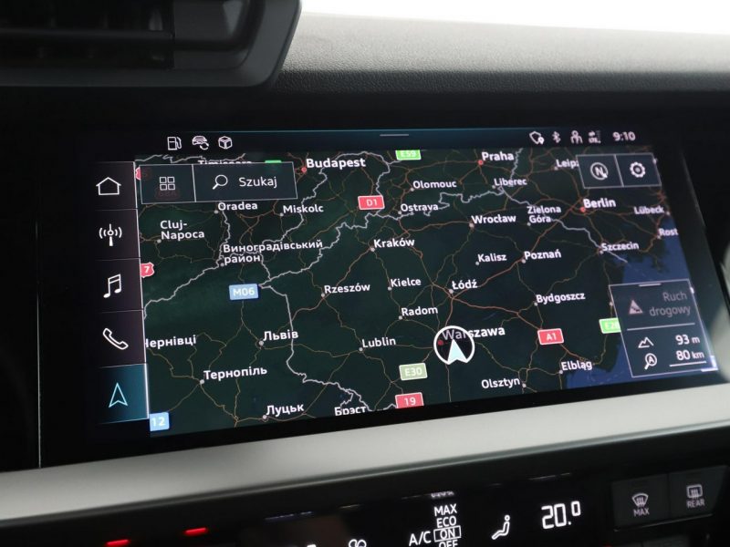 Audi A3 lift S-Tronic full LED klima auto navi virtual cocpit czujniki parkowa 8Y