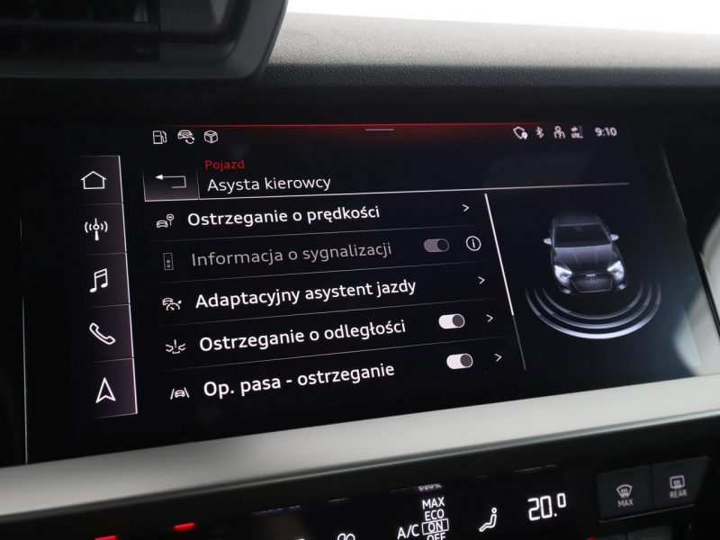 Audi A3 lift S-Tronic full LED klima auto navi virtual cocpit czujniki parkowa 8Y