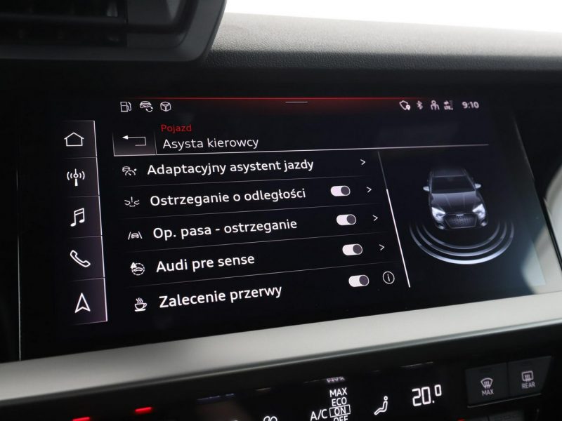 Audi A3 lift S-Tronic full LED klima auto navi virtual cocpit czujniki parkowa 8Y