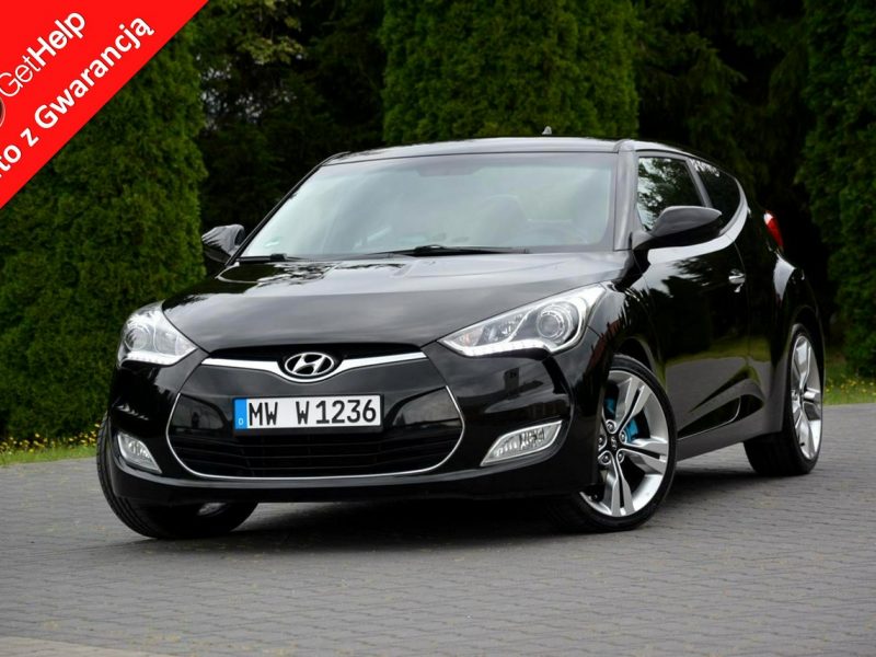 Hyundai Veloster Duża Navi Kamera Ledy pół-Skóry Klimatronic ASO HYUNDAI