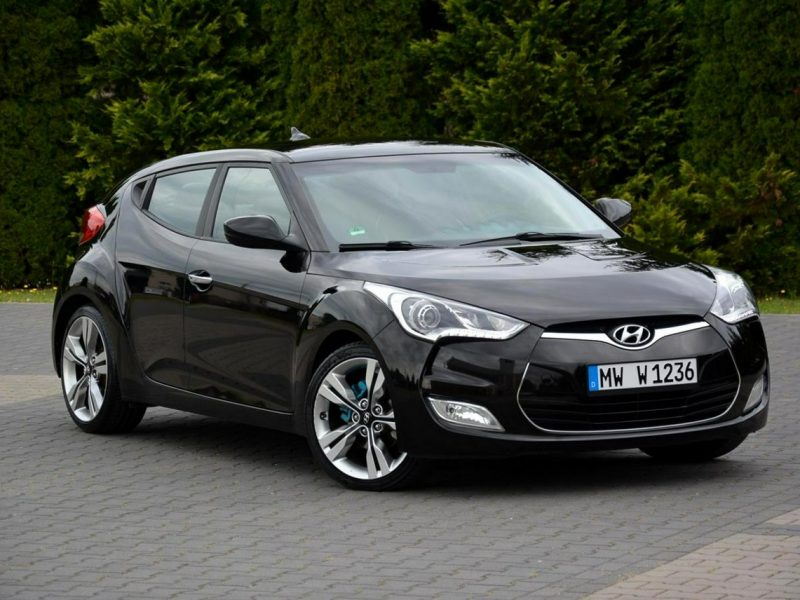 Hyundai Veloster Duża Navi Kamera Ledy pół-Skóry Klimatronic ASO HYUNDAI