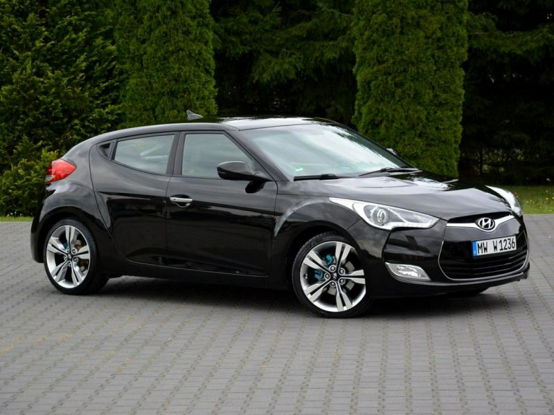 Hyundai Veloster Duża Navi Kamera Ledy pół-Skóry Klimatronic ASO HYUNDAI