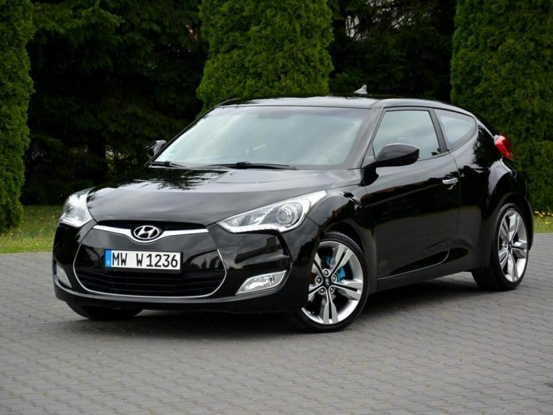 Hyundai Veloster Duża Navi Kamera Ledy pół-Skóry Klimatronic ASO HYUNDAI