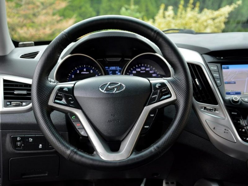 Hyundai Veloster Duża Navi Kamera Ledy pół-Skóry Klimatronic ASO HYUNDAI
