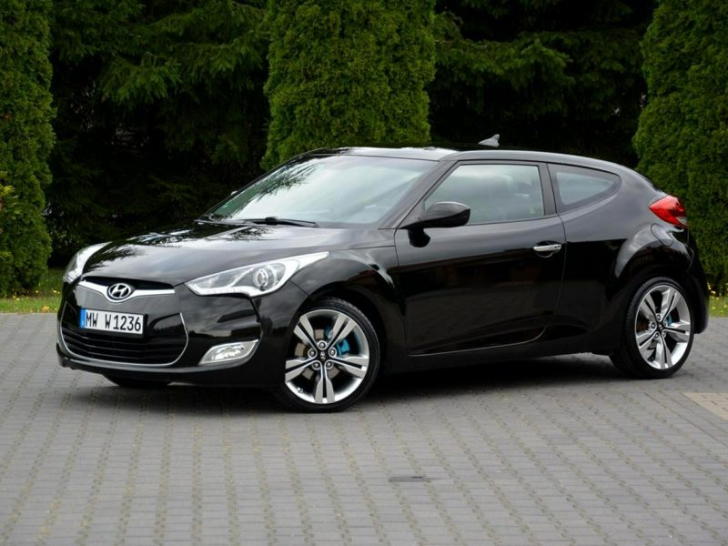 Hyundai Veloster Duża Navi Kamera Ledy pół-Skóry Klimatronic ASO HYUNDAI