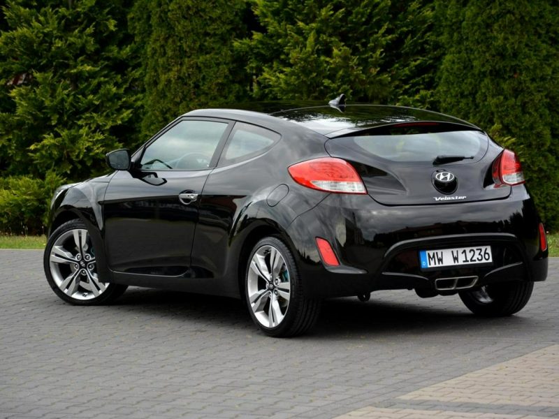 Hyundai Veloster Duża Navi Kamera Ledy pół-Skóry Klimatronic ASO HYUNDAI