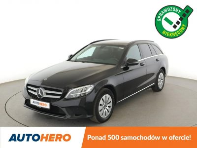Mercedes C 200 C 200d Automat Tempomat Nawigacja Grzane Fotele ParkAssist Kamera LED W205 (2014-2021)