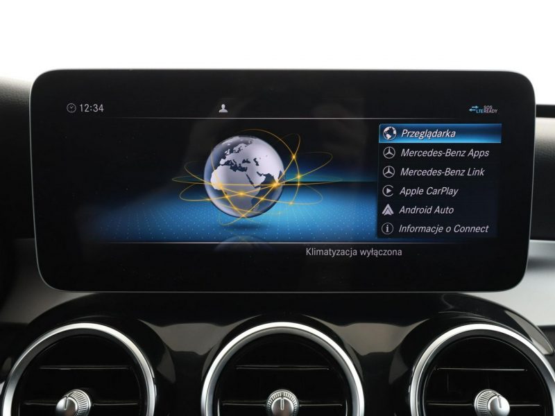 Mercedes C 200 C 200d Automat Tempomat Nawigacja Grzane Fotele ParkAssist Kamera LED W205 (2014-2021)