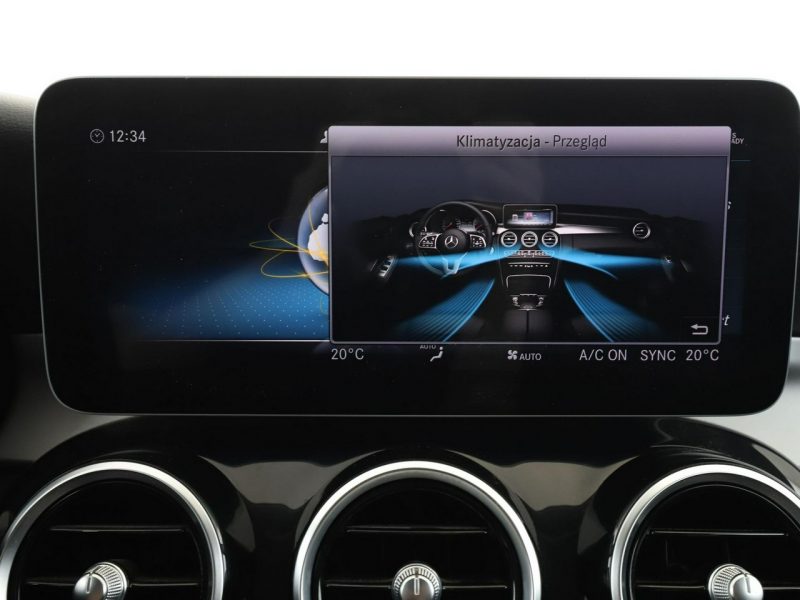 Mercedes C 200 C 200d Automat Tempomat Nawigacja Grzane Fotele ParkAssist Kamera LED W205 (2014-2021)