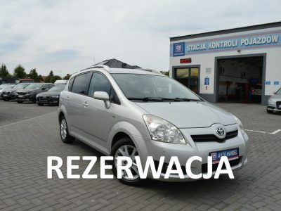 Toyota Corolla Verso 1.6i 100% bezwypadkowy Klimatronik Przebieg 120 tys.km III (2004-2009)