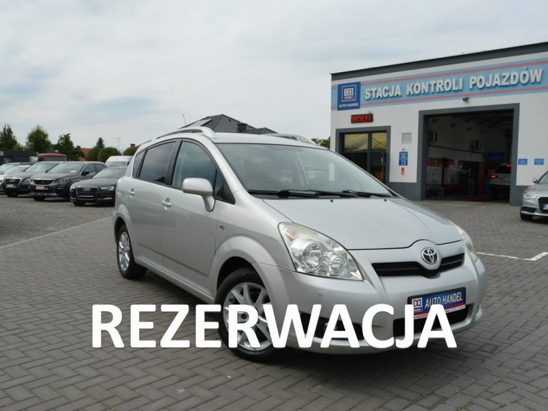 Toyota Corolla Verso 1.6i 100% bezwypadkowy Klimatronik Przebieg 120 tys.km III (2004-2009)