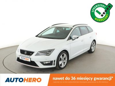 Seat Leon full LED navi półskóra grzane fotele czujniki parkowania III (2012-)